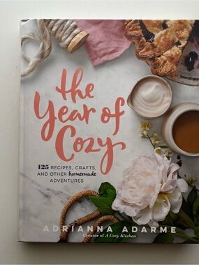 The Year of Cozy & A Cozy Coloring Cookbook - Adrianna Adarme Book Bundle